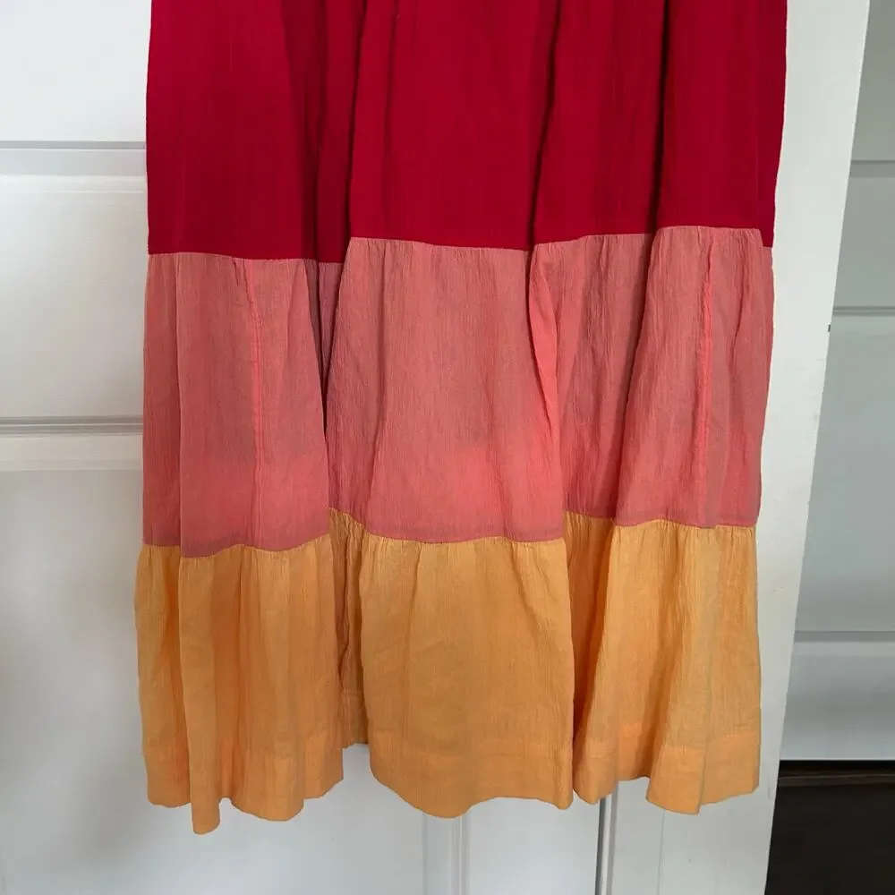 Old Navy Sleeveless Tasseled Color-Block All-Day Maxi Swing Dress Women’s 3X - Picture 6 of 11